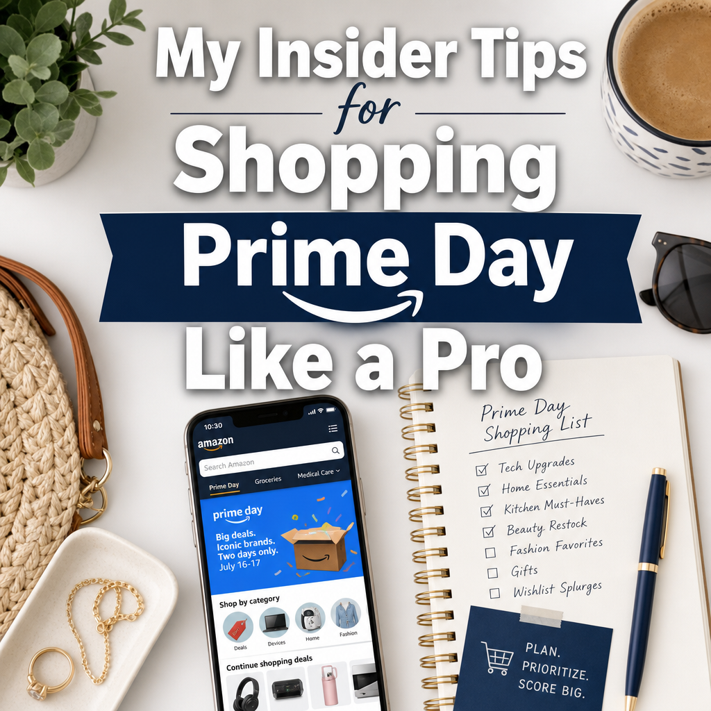 Prime Day shopping tips — Amazon app phone shopping strategy