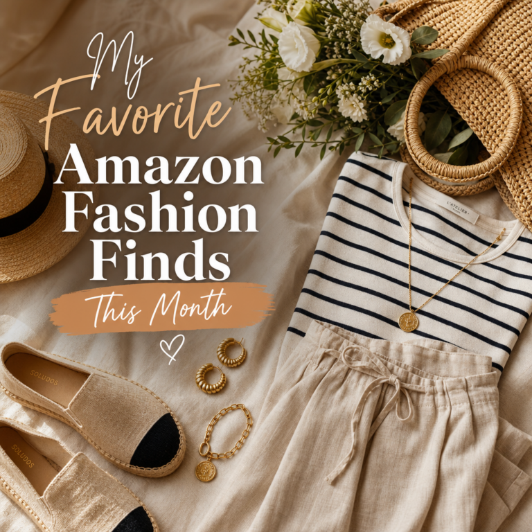 My favorite Amazon fashion finds this month hero — summer fashion picks
