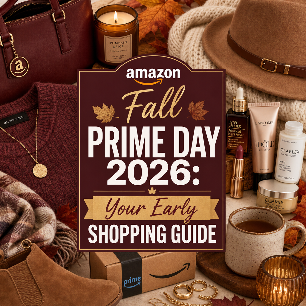 Amazon Fall Prime Day 2026 hero — Prime Big Deal Days fashion beauty home
