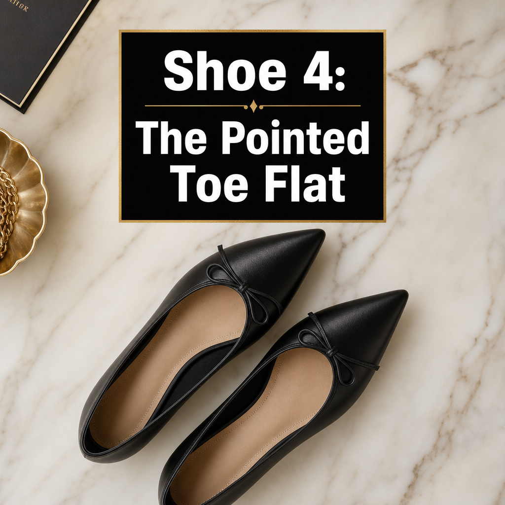 Affordable pointed toe flats that look expensive