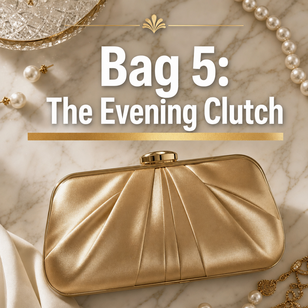 Affordable evening clutch that looks expensive