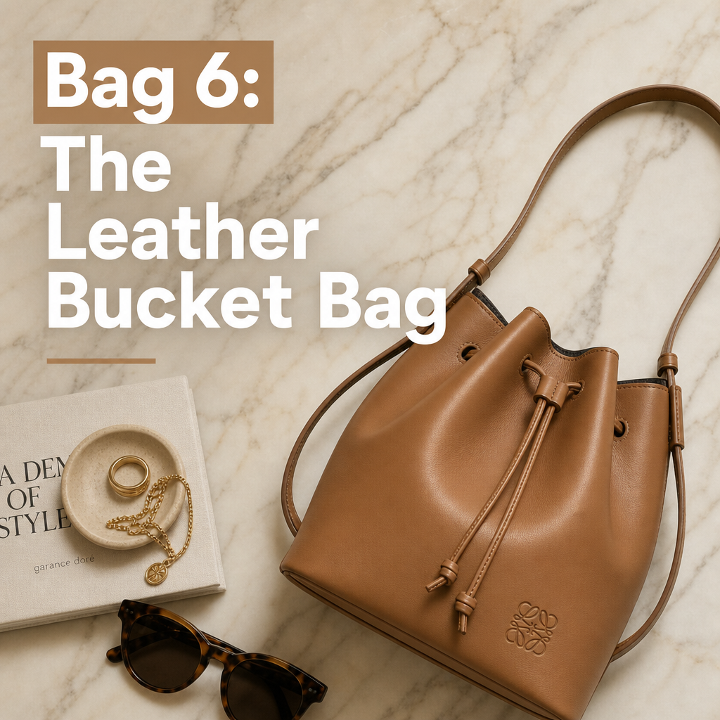Affordable leather bucket bag that looks expensive