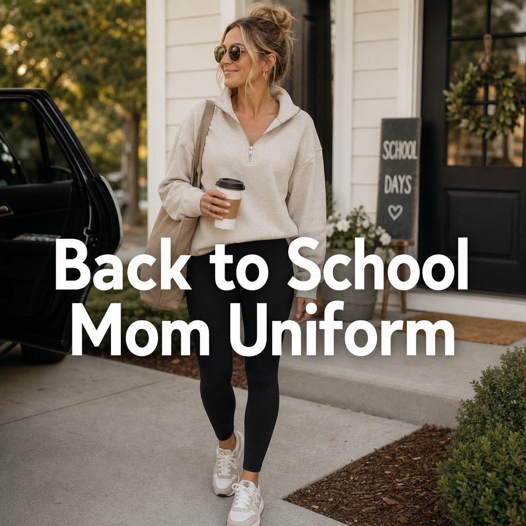 Pinterest pin — Back-to-School Mom Uniform: 5 Outfits You Can Repeat All Week helloitsheather.com
