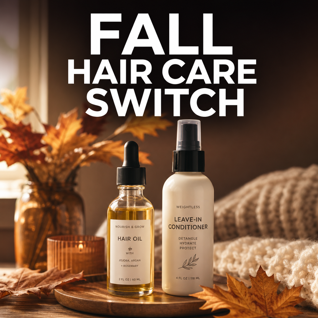 Fall hair care routine switch