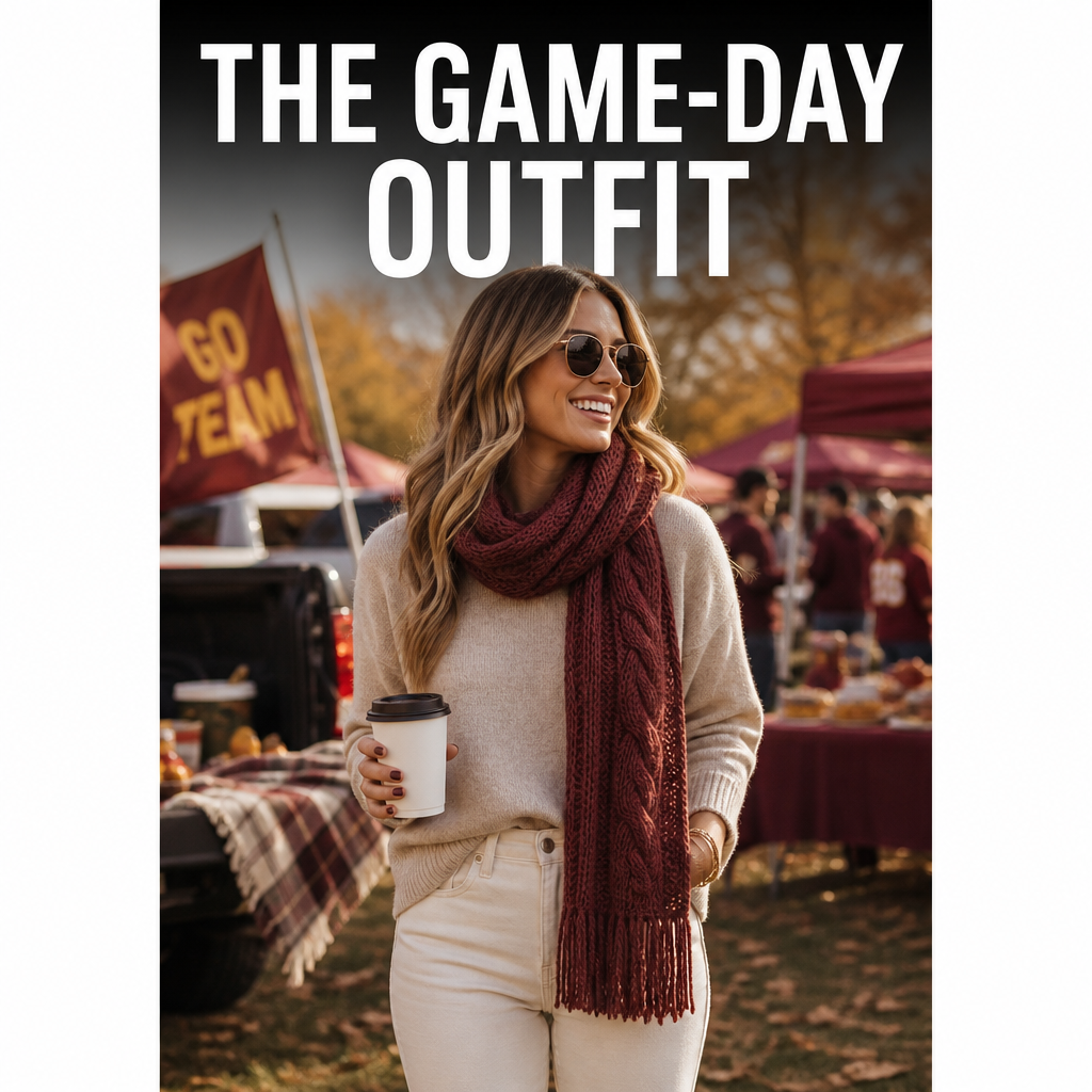 Football tailgate game day outfit formula