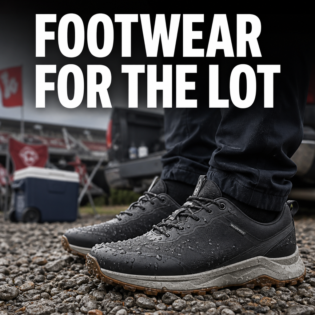 Football tailgate footwear