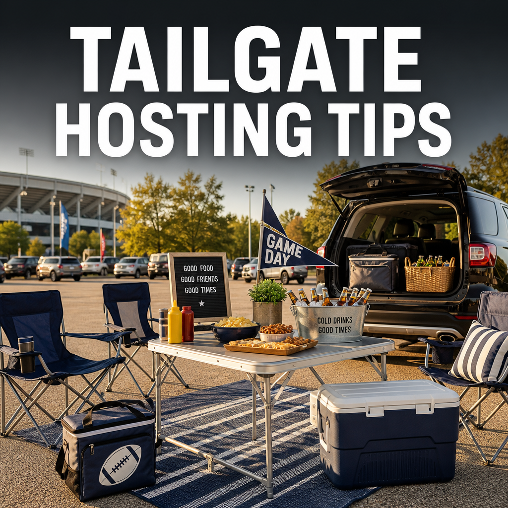 Tailgate hosting tips