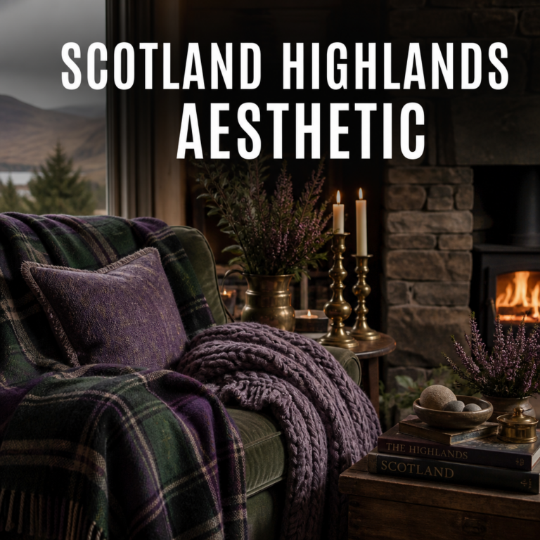 Scotland highlands aesthetic hero image