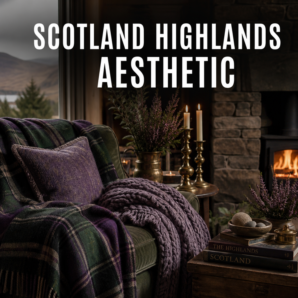 Scotland highlands aesthetic hero image