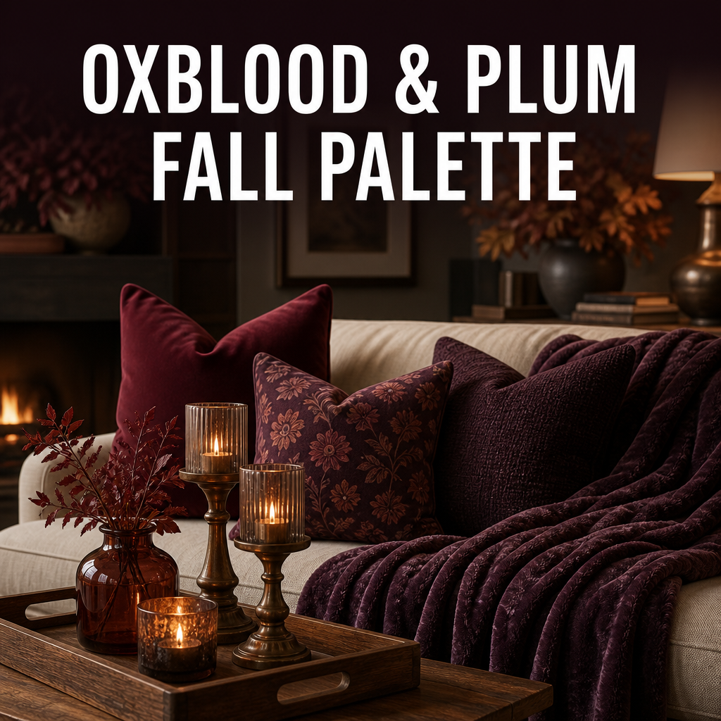 Oxblood and plum fall color palette hero image