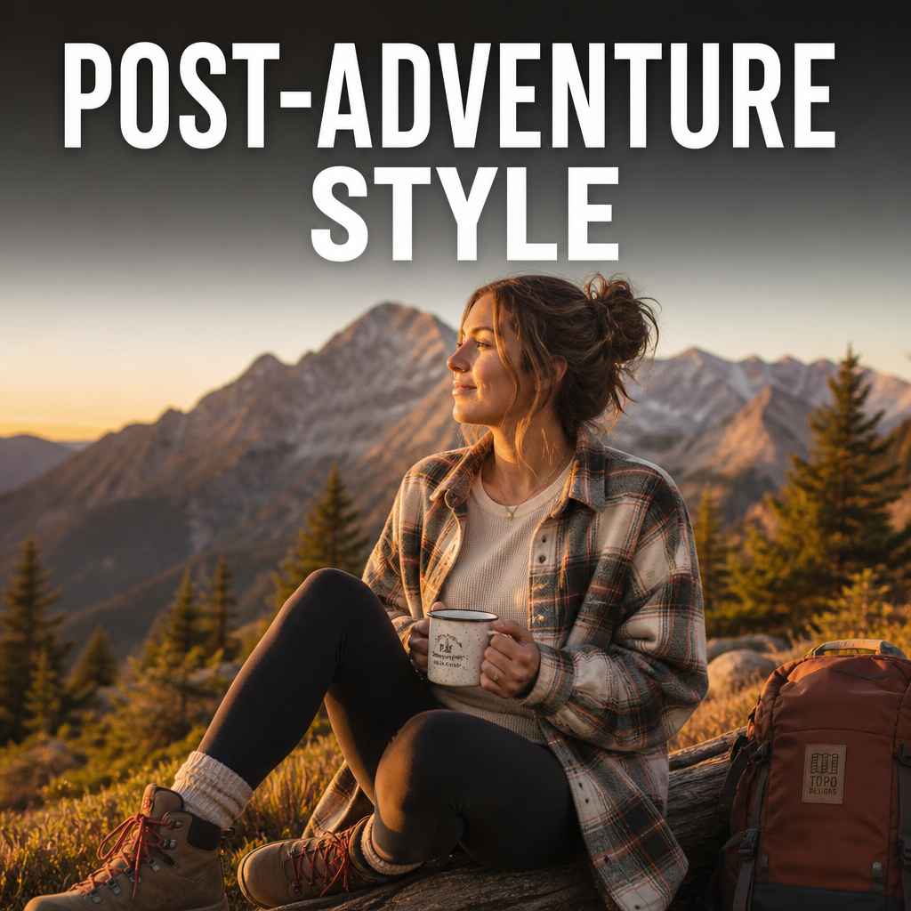 Adventure girl aesthetic post adventure outfit