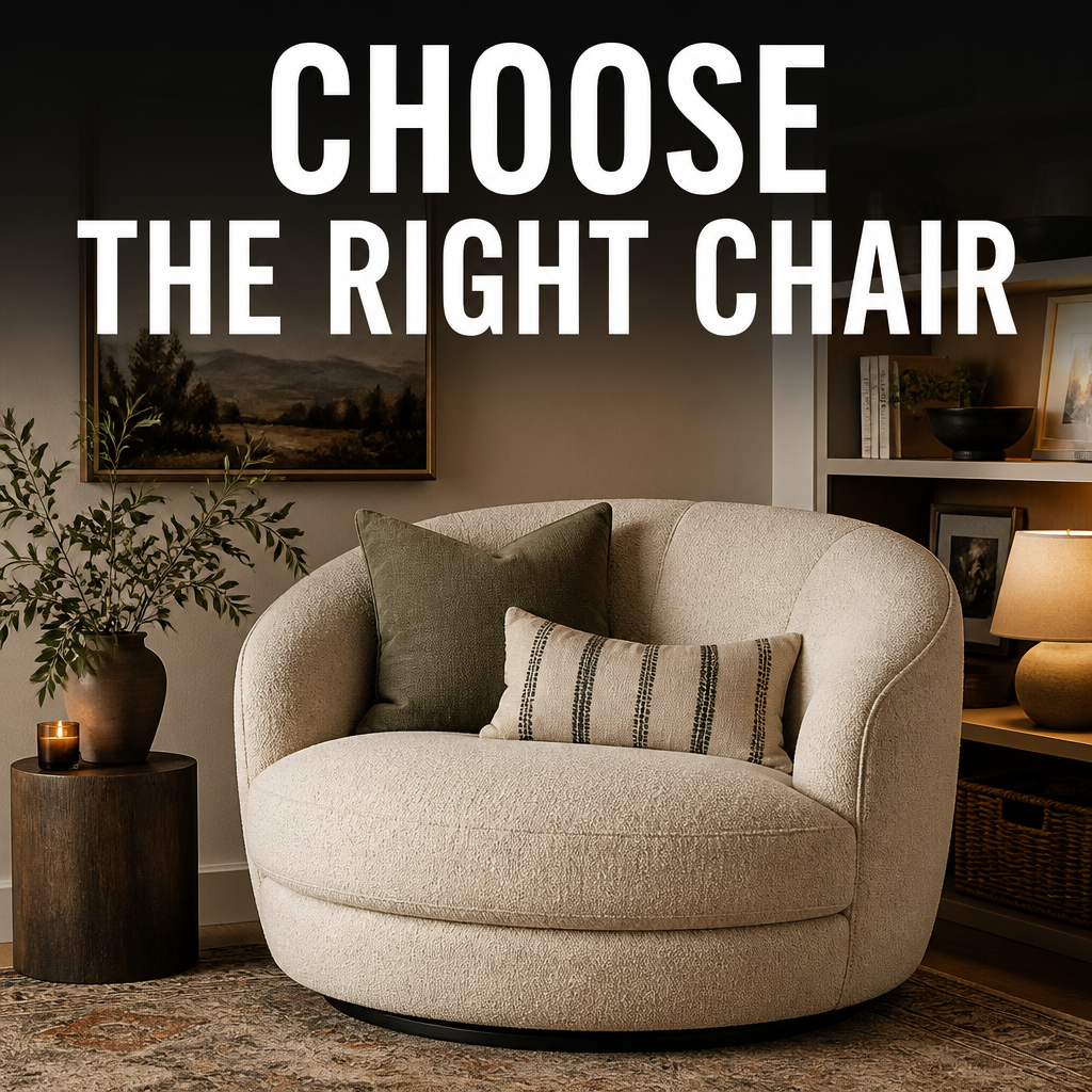 Cozy fall reading nook chair