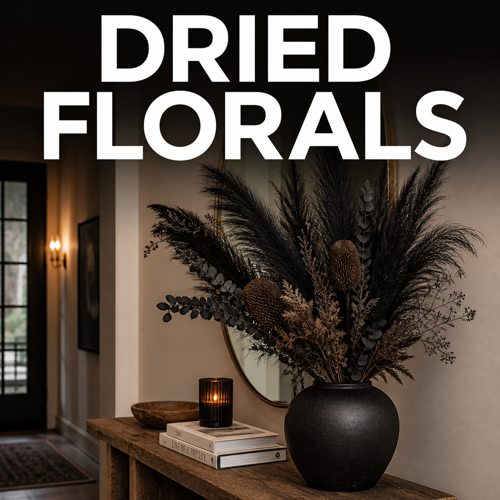 Elevated Halloween dried florals