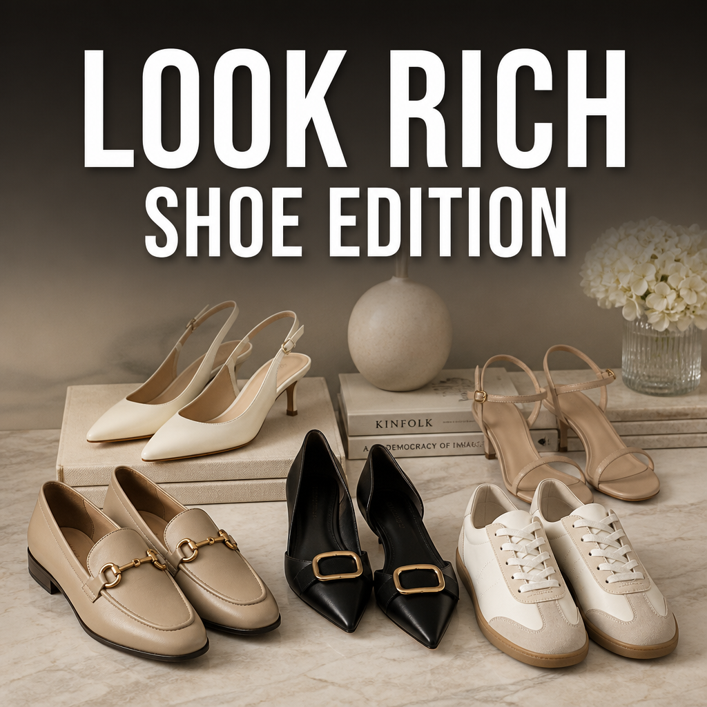 Look rich without going poor shoes