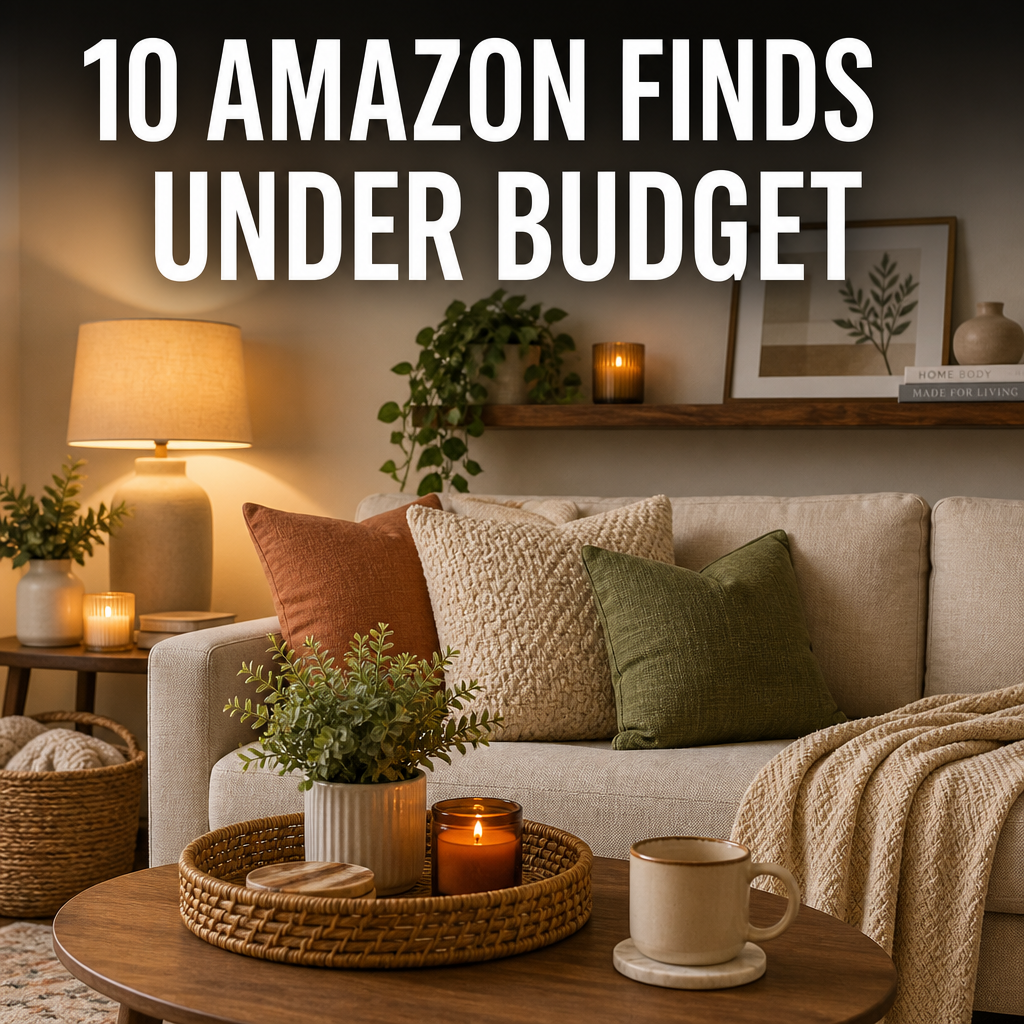 Pinterest pin — 10 Amazon Home Finds Refresh helloitsheather.com