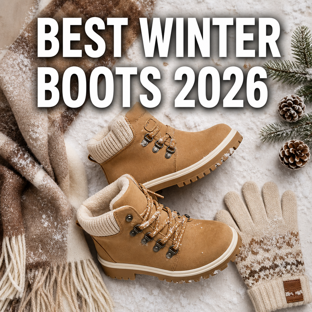 Pinterest pin — Best Winter Boots 2026 helloitsheather.com