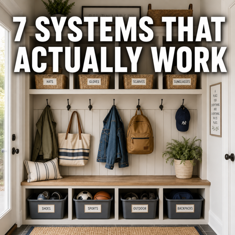 Pinterest pin — 7 Systems That Actually Work helloitsheather.com