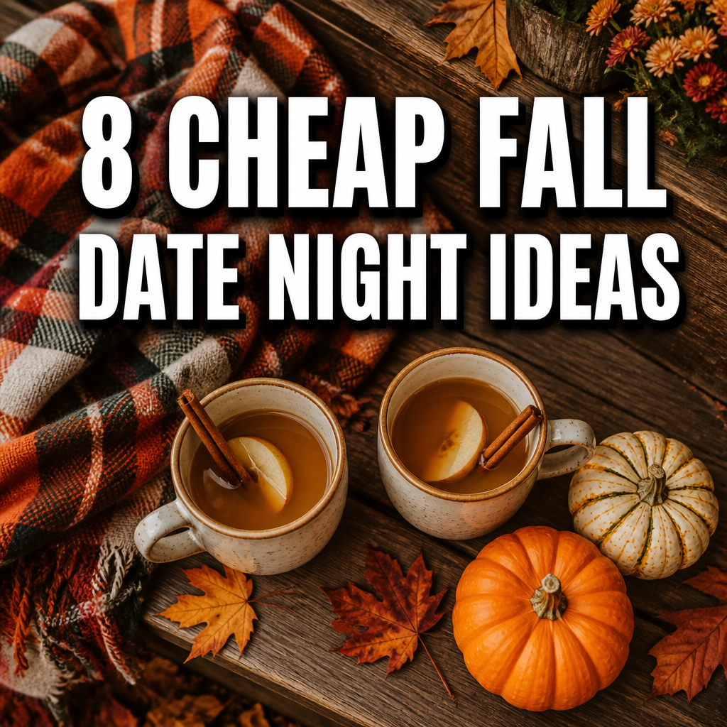 Pinterest pin — 8 Cheap Fall Date Night Ideas helloitsheather.com