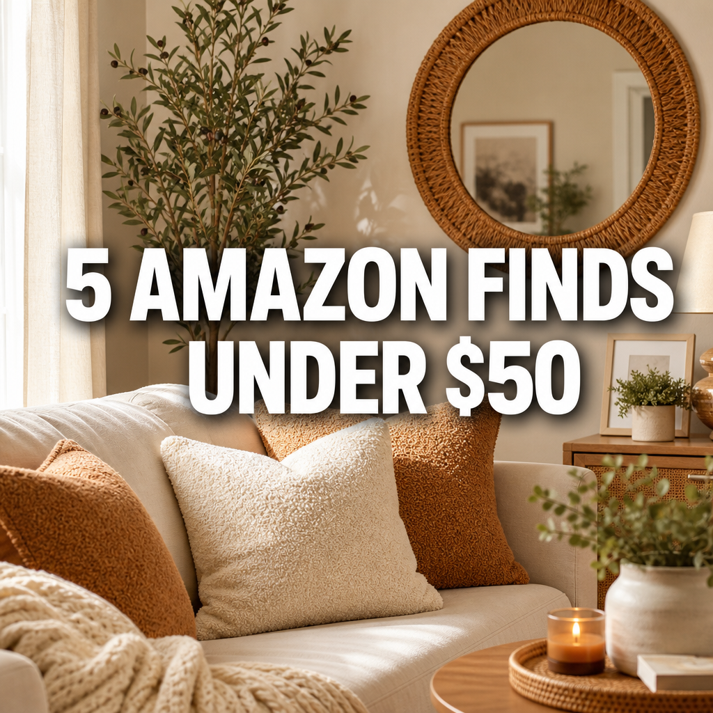 5 viral Amazon home finds under $50 hero image