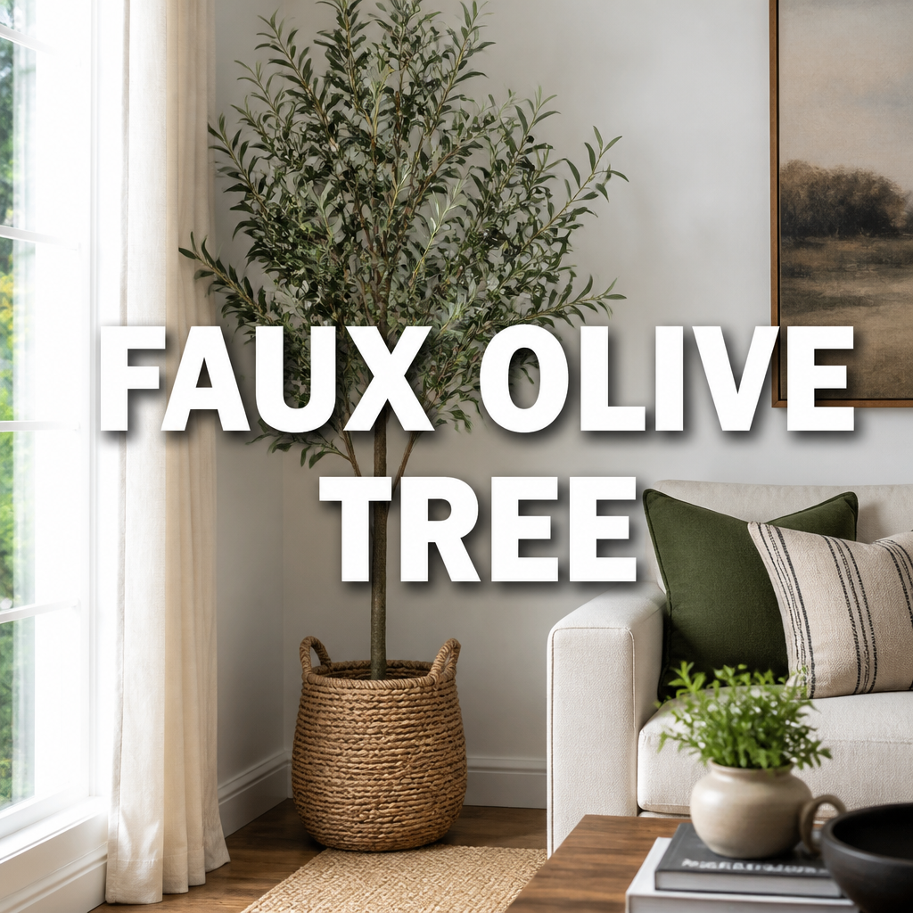 Faux olive tree budget home decor find