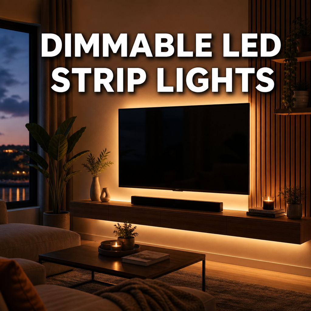 Dimmable LED strip lighting budget home decor find