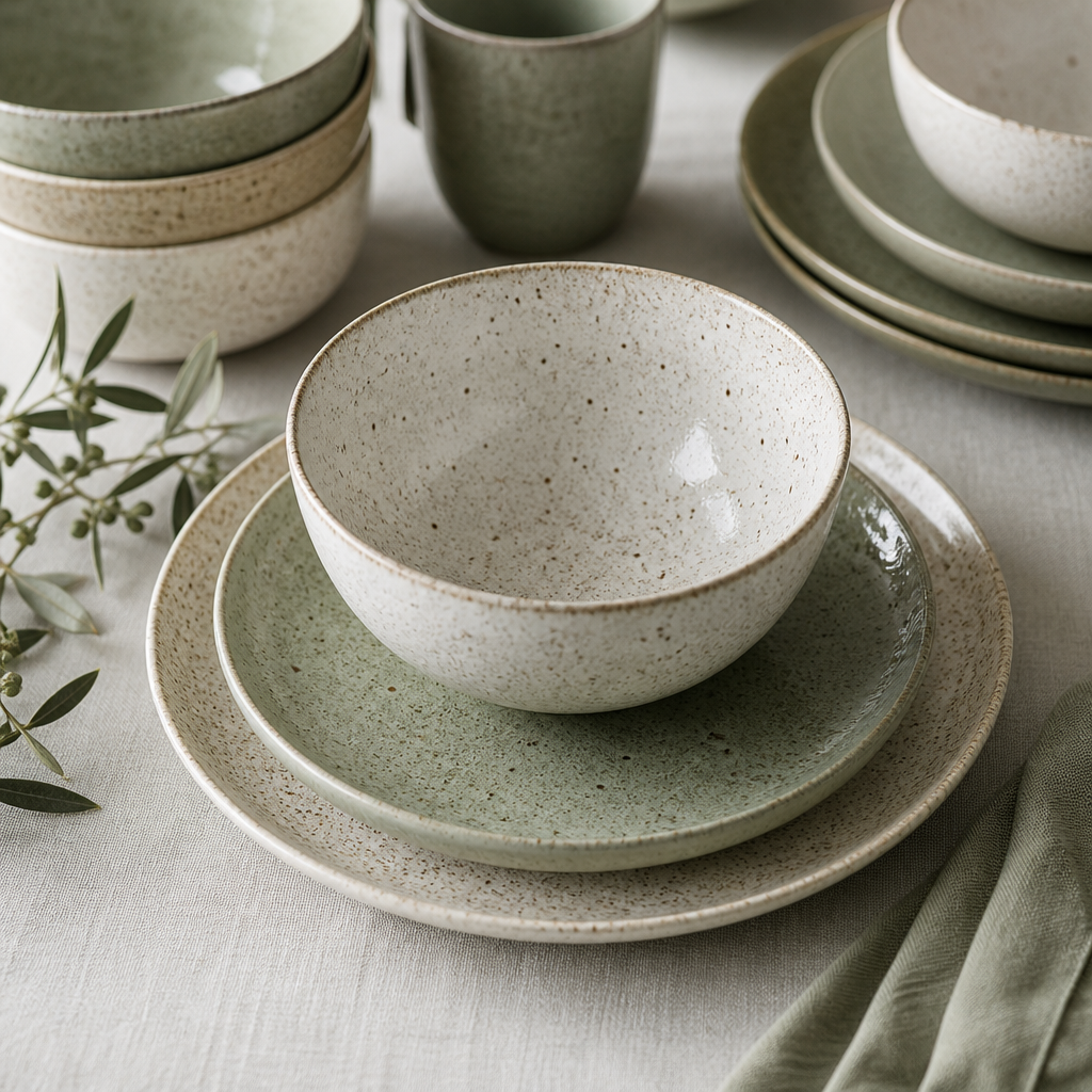 Stoneware dinnerware set