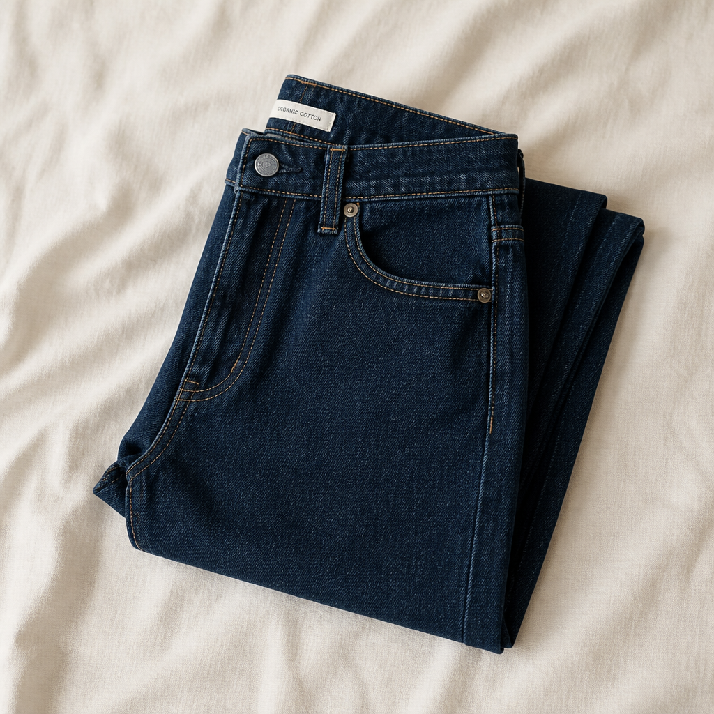 Straight leg jeans