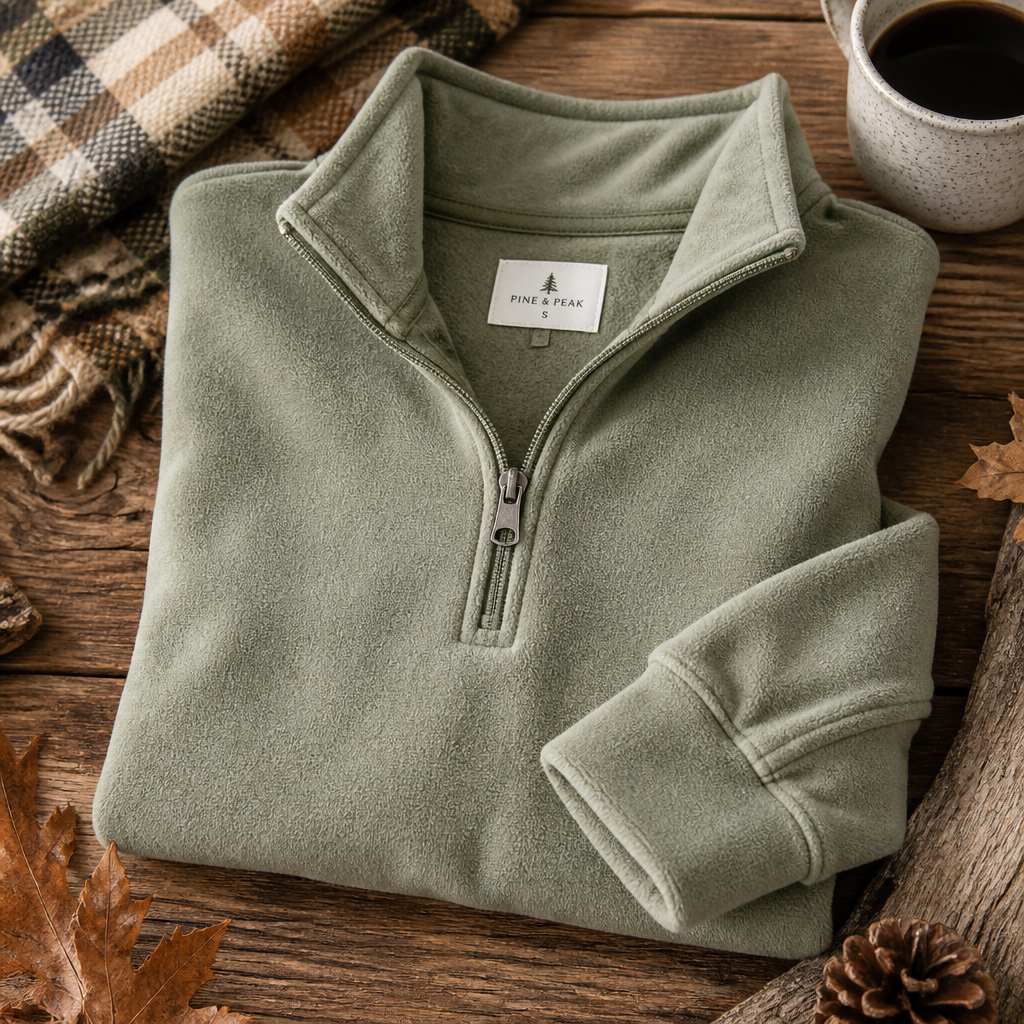 Quarter zip pullover