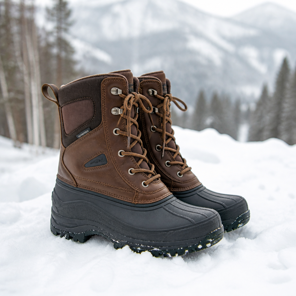 Waterproof snow boots