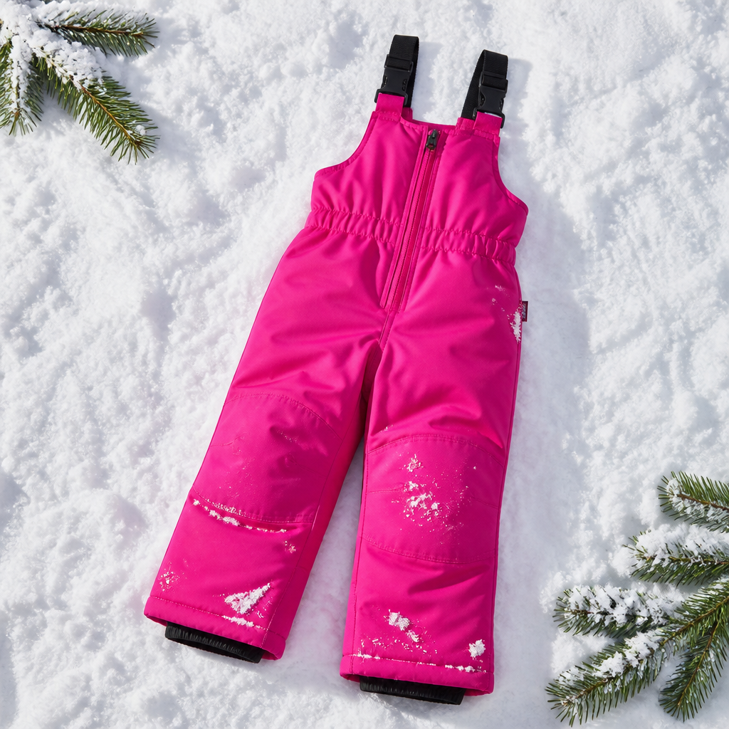 Kids insulated snow bibs