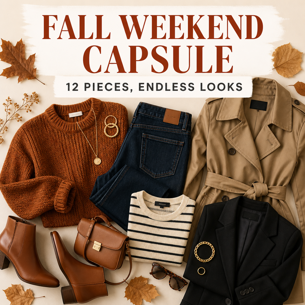 Fall Weekend Capsule Wardrobe: 12 Pieces, Endless Outfits