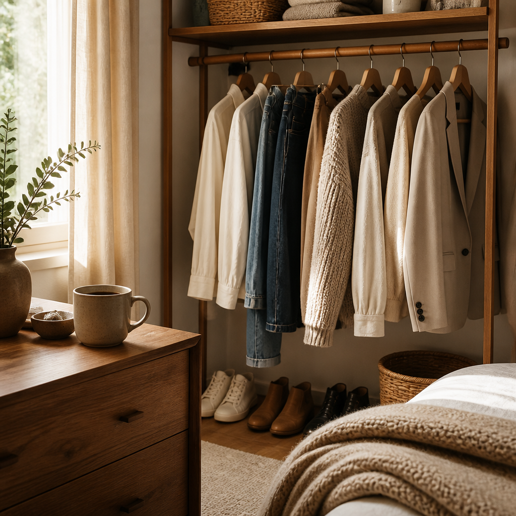 Grab your coffee, clear a little hanger space, and let’s build the easiest weekend wardrobe you’ve ever owned