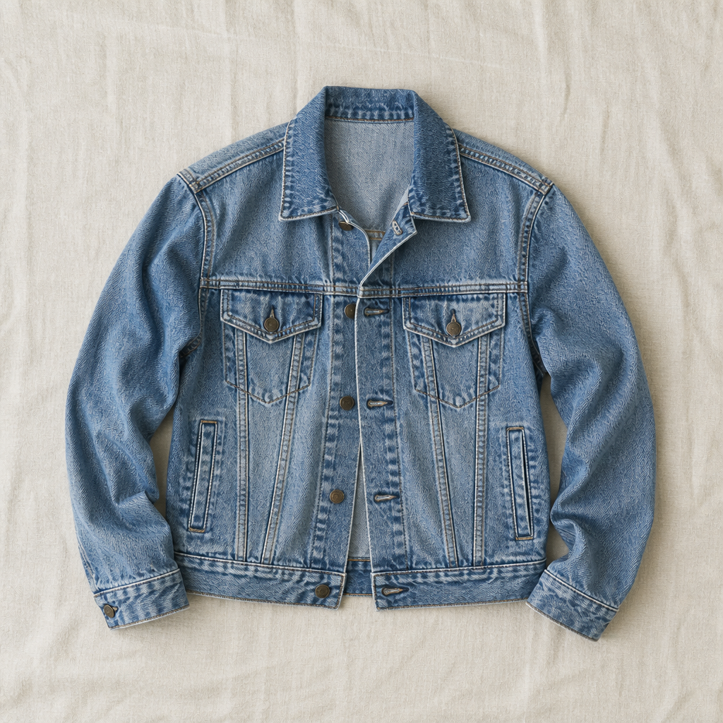 Medium-weight, non-stretch denim gives that authentic drape and ages with you. Choose a slightly boxy cut that layers over knits yet cinches at the waistband to define curves. 