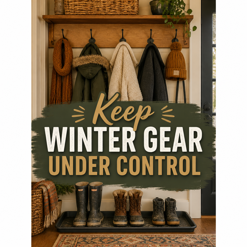 Keep Winter Gear Under Control Pinterest pin