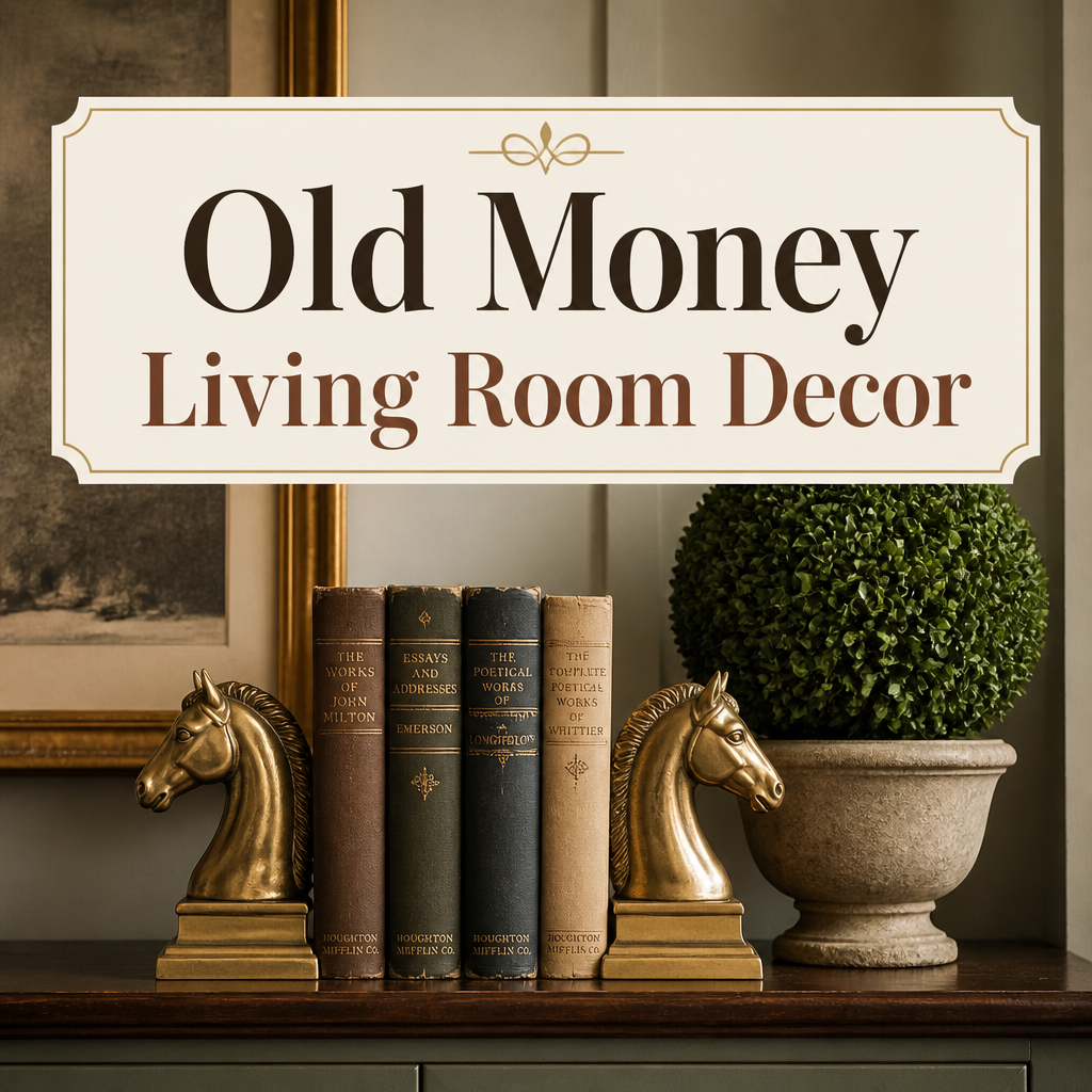 Old Money Living Room Decor Pinterest pin