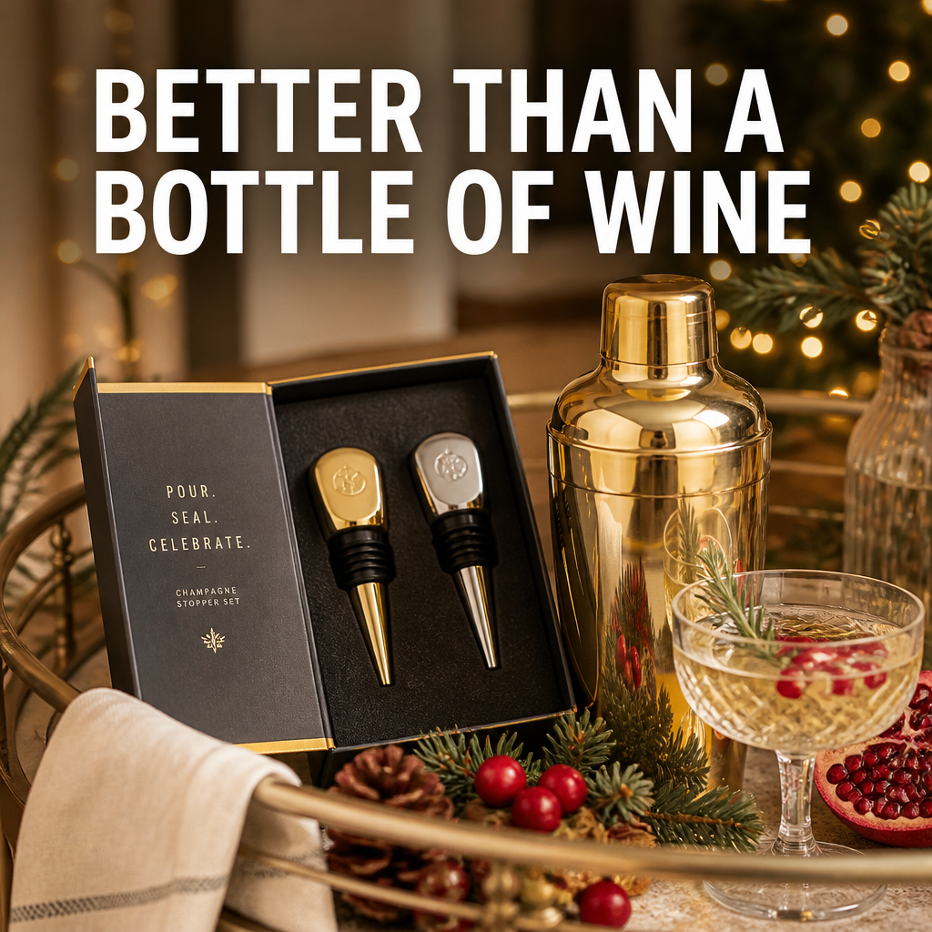 Better than a bottle of wine holiday hostess gifts Pinterest pin