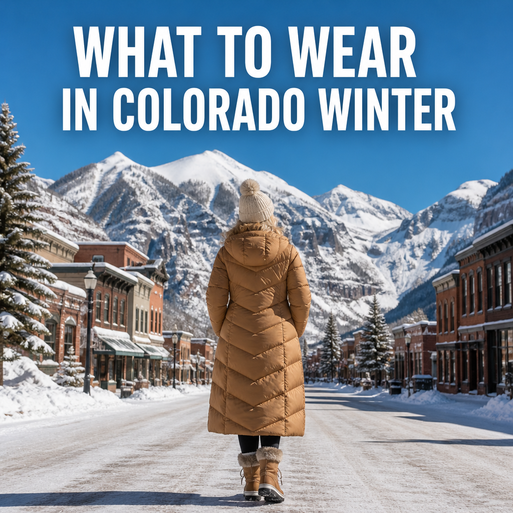 Pinterest pin: What to Wear in Colorado Winter