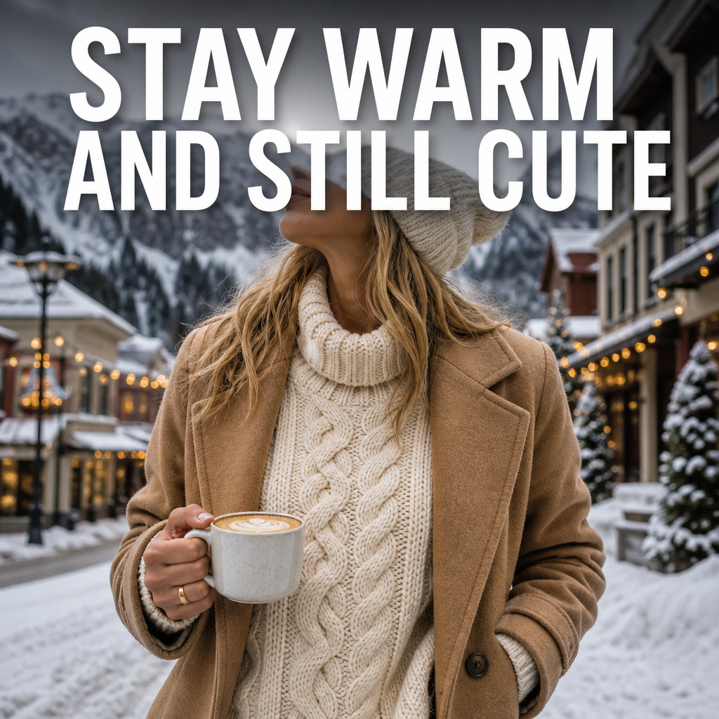 Pinterest pin: Stay Warm and Still Cute