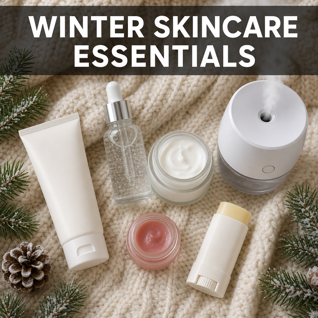 Pinterest pin: Winter Skincare Essentials